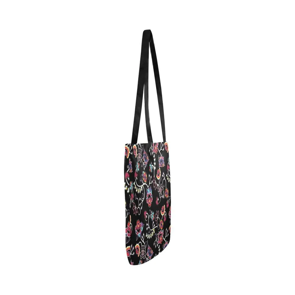 Floral Danseur Reusable Shopping Bag (Two sides)