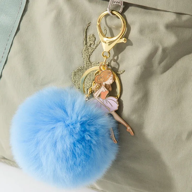 Fluff Ball Keychain