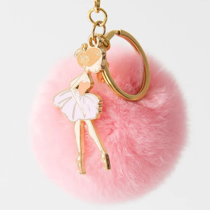 Fluff Ball Keychain