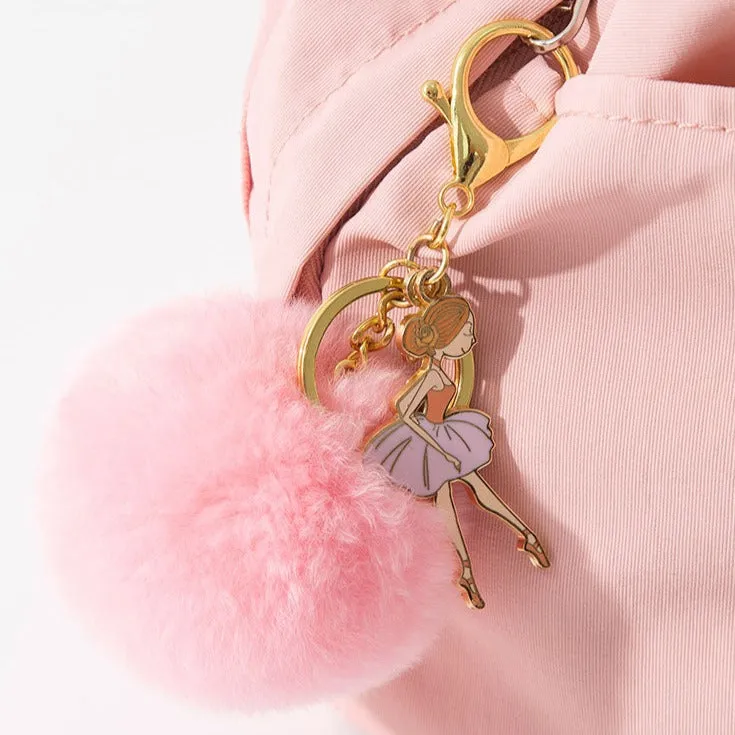 Fluff Ball Keychain