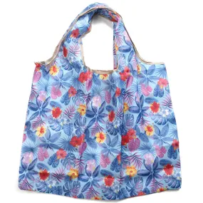 Foldable Bag Jackie Floral Blue