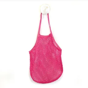 Fuchsia String Shopping Bag