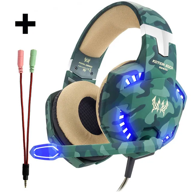 Gamer Stereo Headphone With Mic