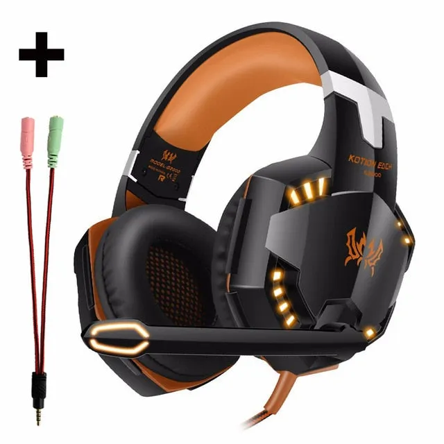 Gamer Stereo Headphone With Mic