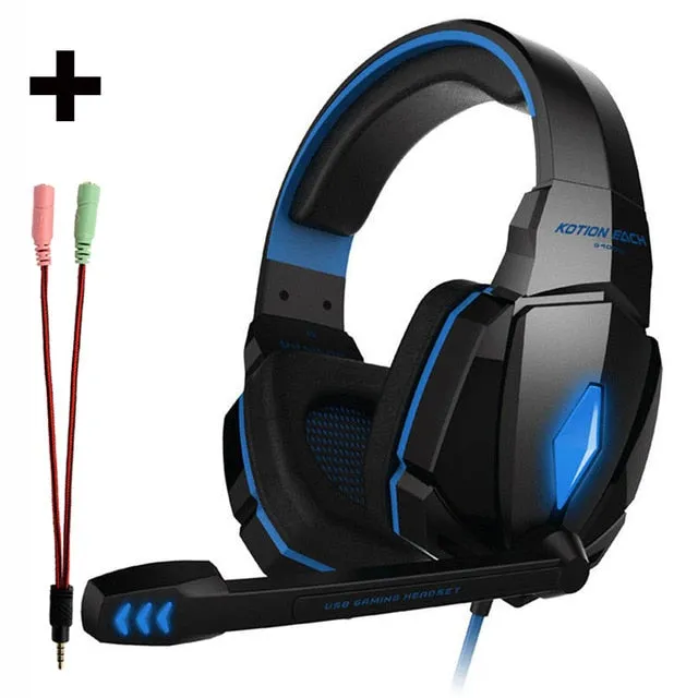 Gamer Stereo Headphone With Mic