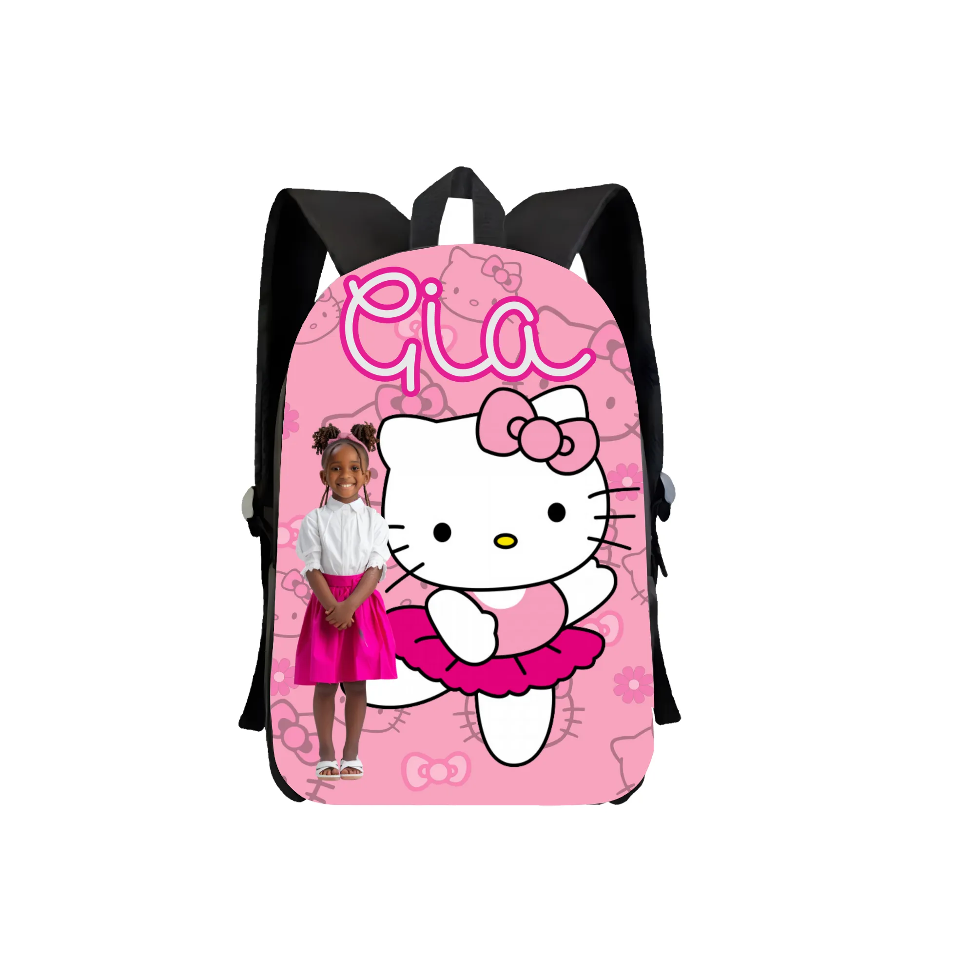 Hello Kitty Backpack - Customizable with Photo and Name