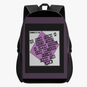 His Proverbs 18:22 Retro Matching Backpack