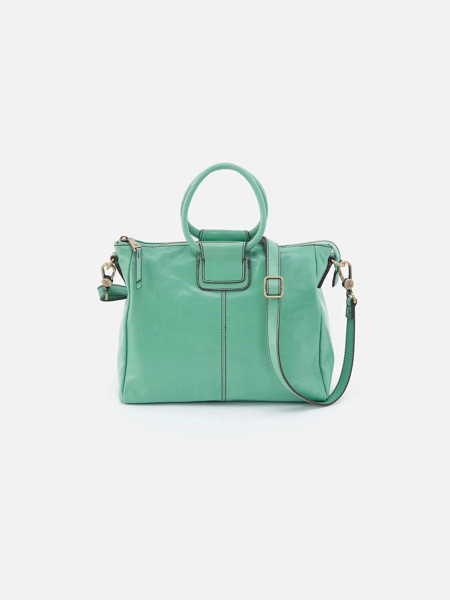 HOBO Sheila Medium Satchel: Polished Leather