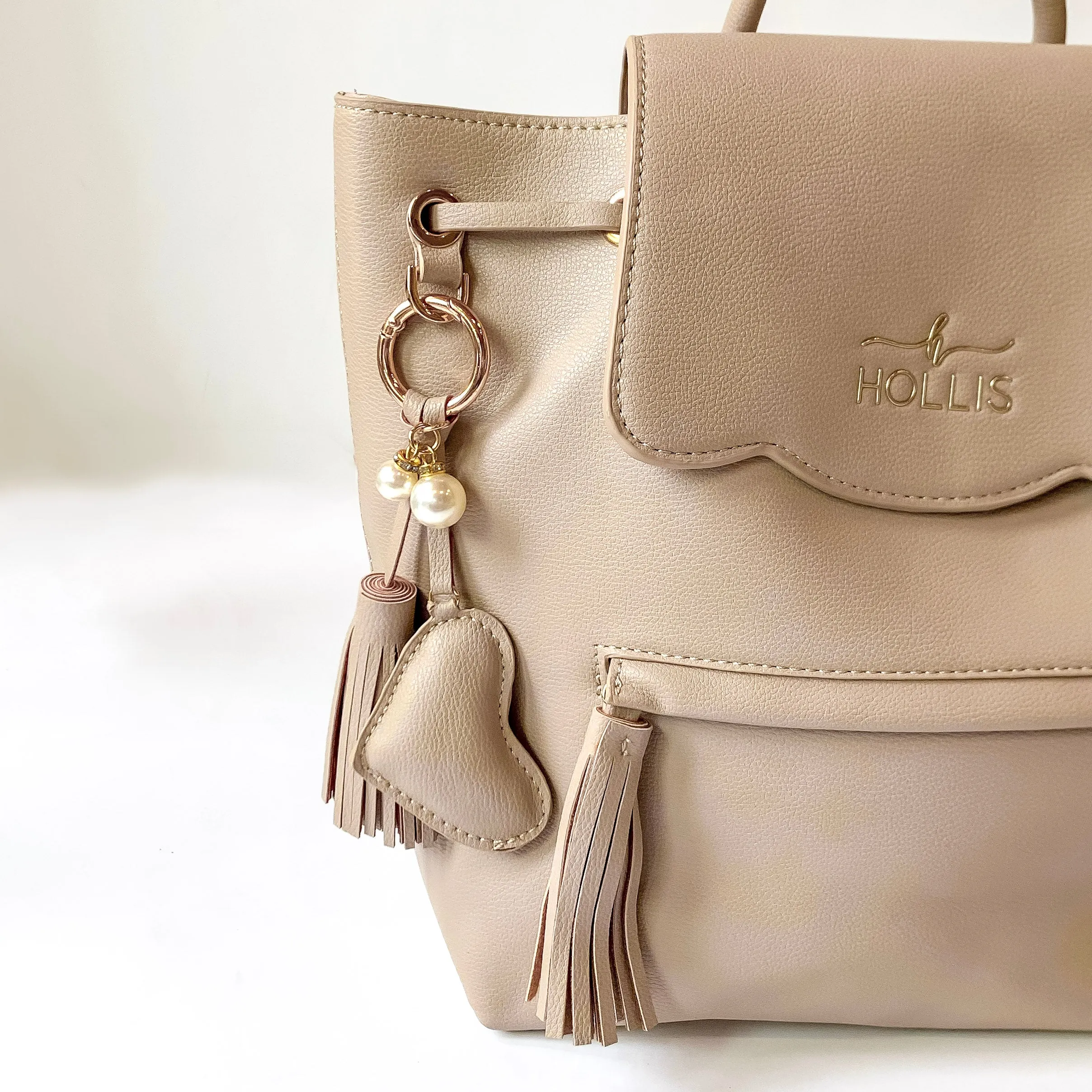 Hollis | Mini Backpack in Nude