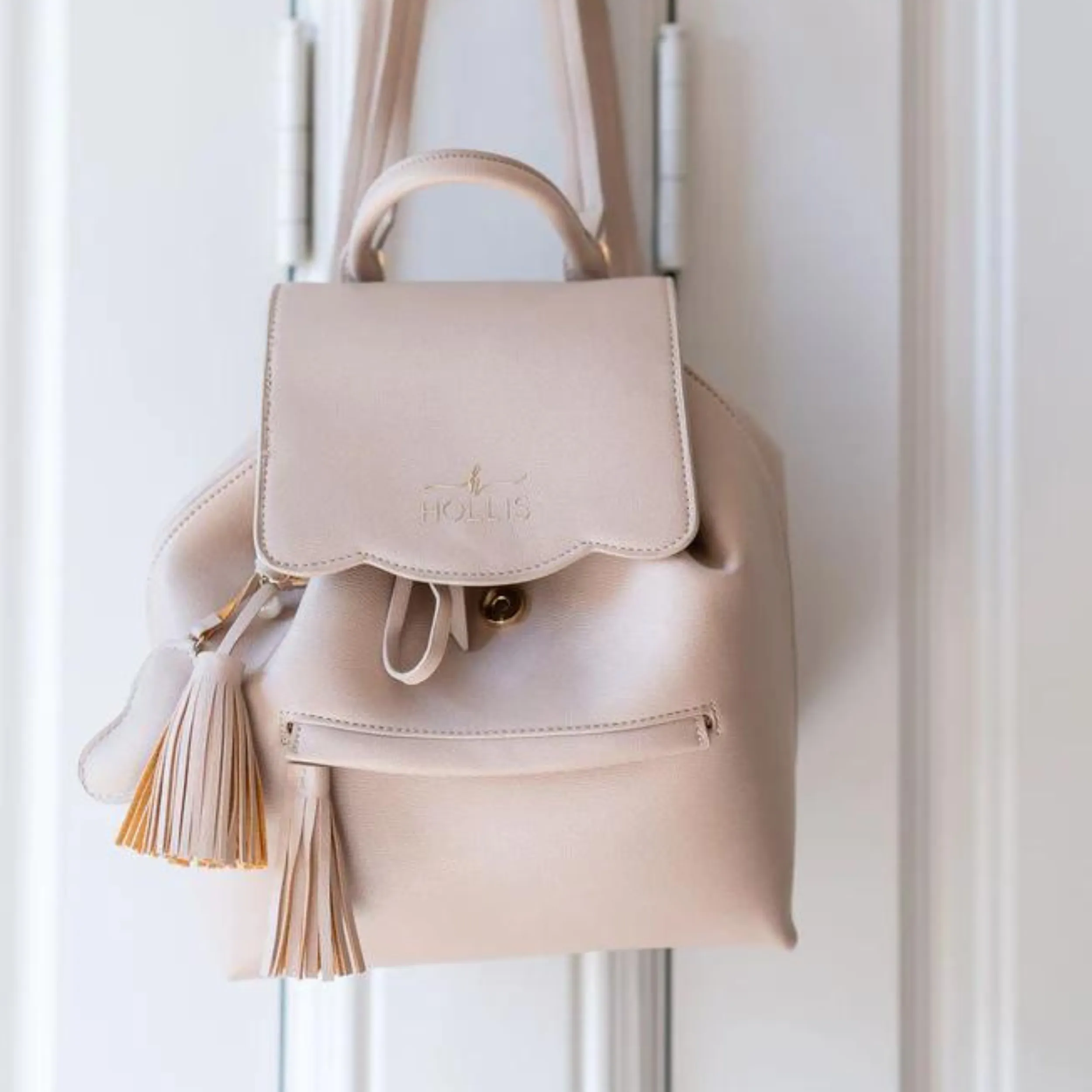 Hollis | Mini Backpack in Nude