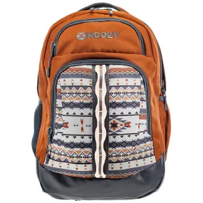 Hooey Cream Rust & Grey Aztec Backpack