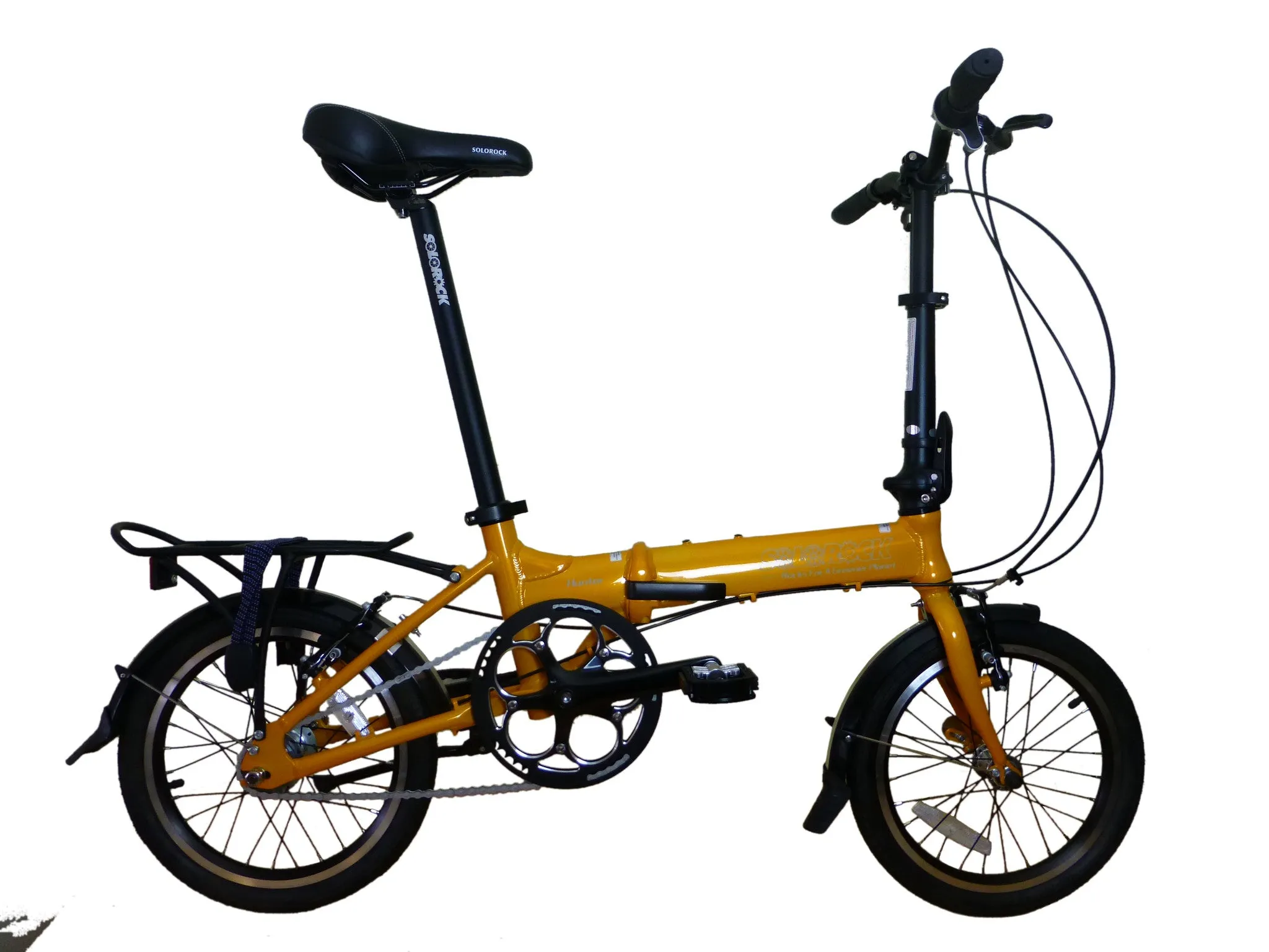 Hunter - SOLOROCK 16" 3 Speed IHG Aluminum Folding Bike