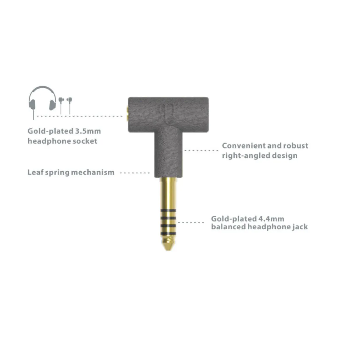 iFi Audio - 3.5mm to 4.4mm Headphone Adapter