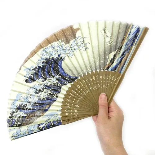 Japanese Foldable Fan - Great Wave