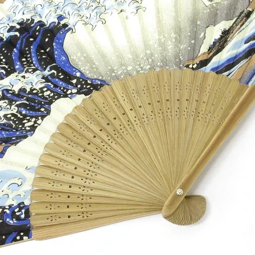 Japanese Foldable Fan - Great Wave