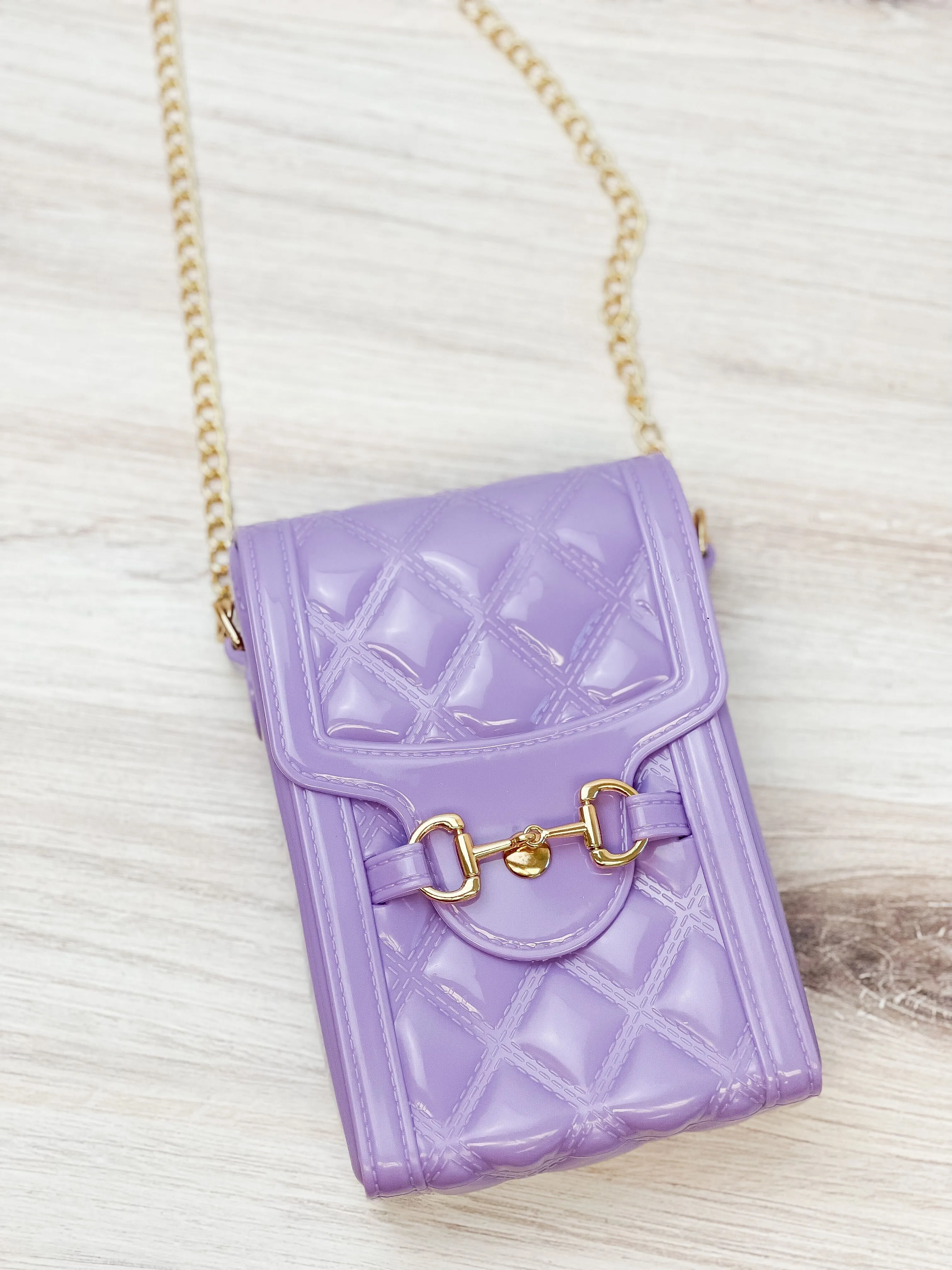 Jelly Mini Crossbody Bag - Purple