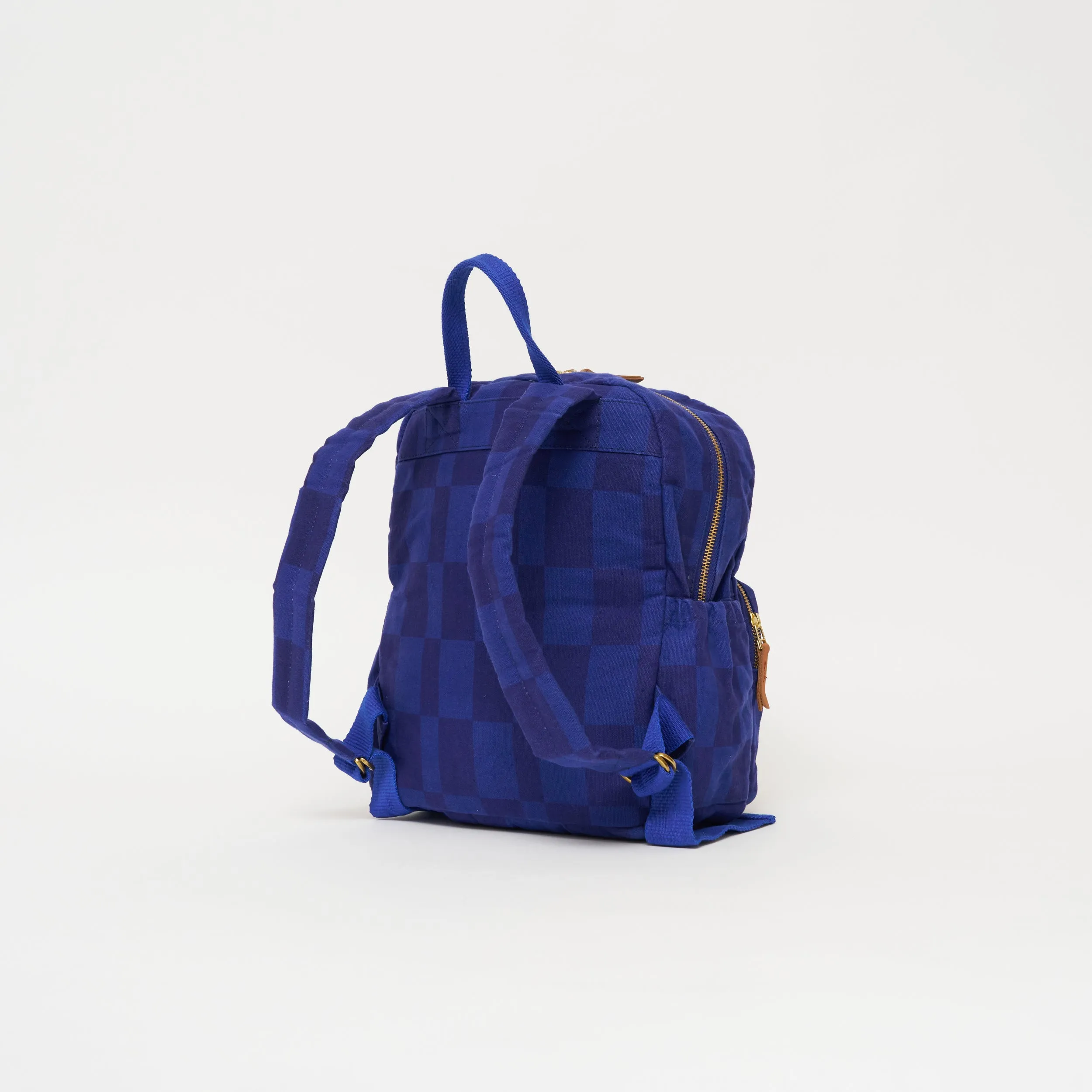 Kids' Backpack - Cobalt Checker