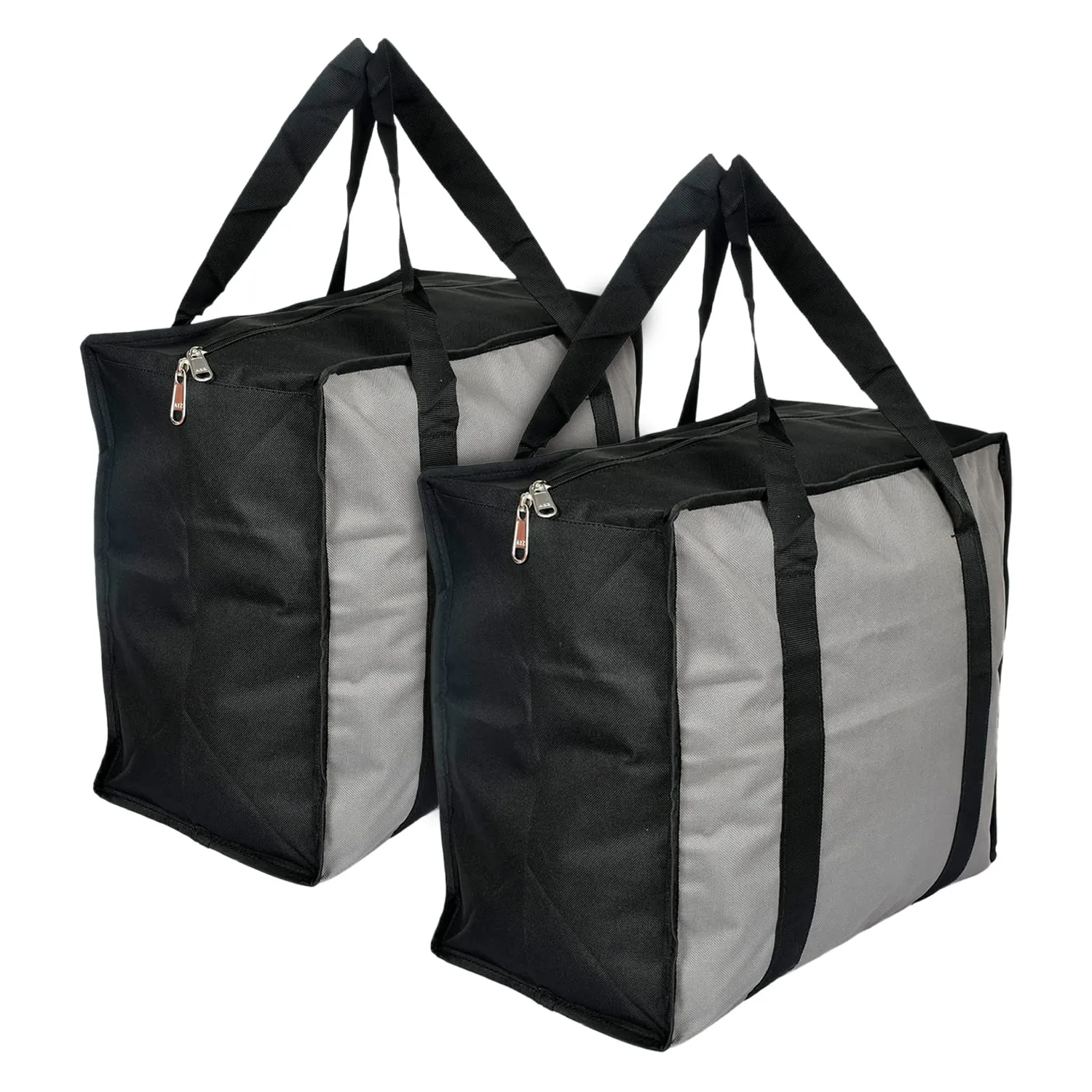 Kuber Industries Rexine Shopping Bags/Grocery Bag for Carry Grocery, Fruits, Vegetable with Handles (Beige) 54KM4019