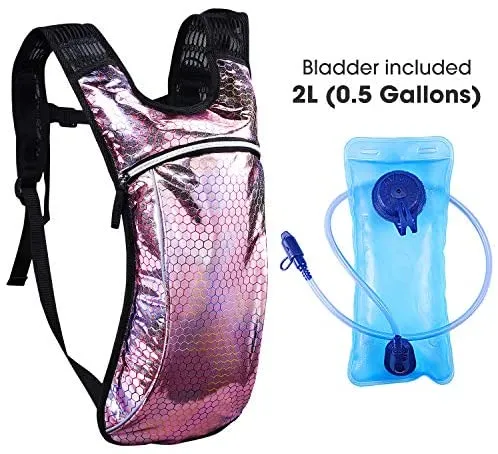 KUYOU Fashional Hydration Backpack with 2L Hydration Bladder