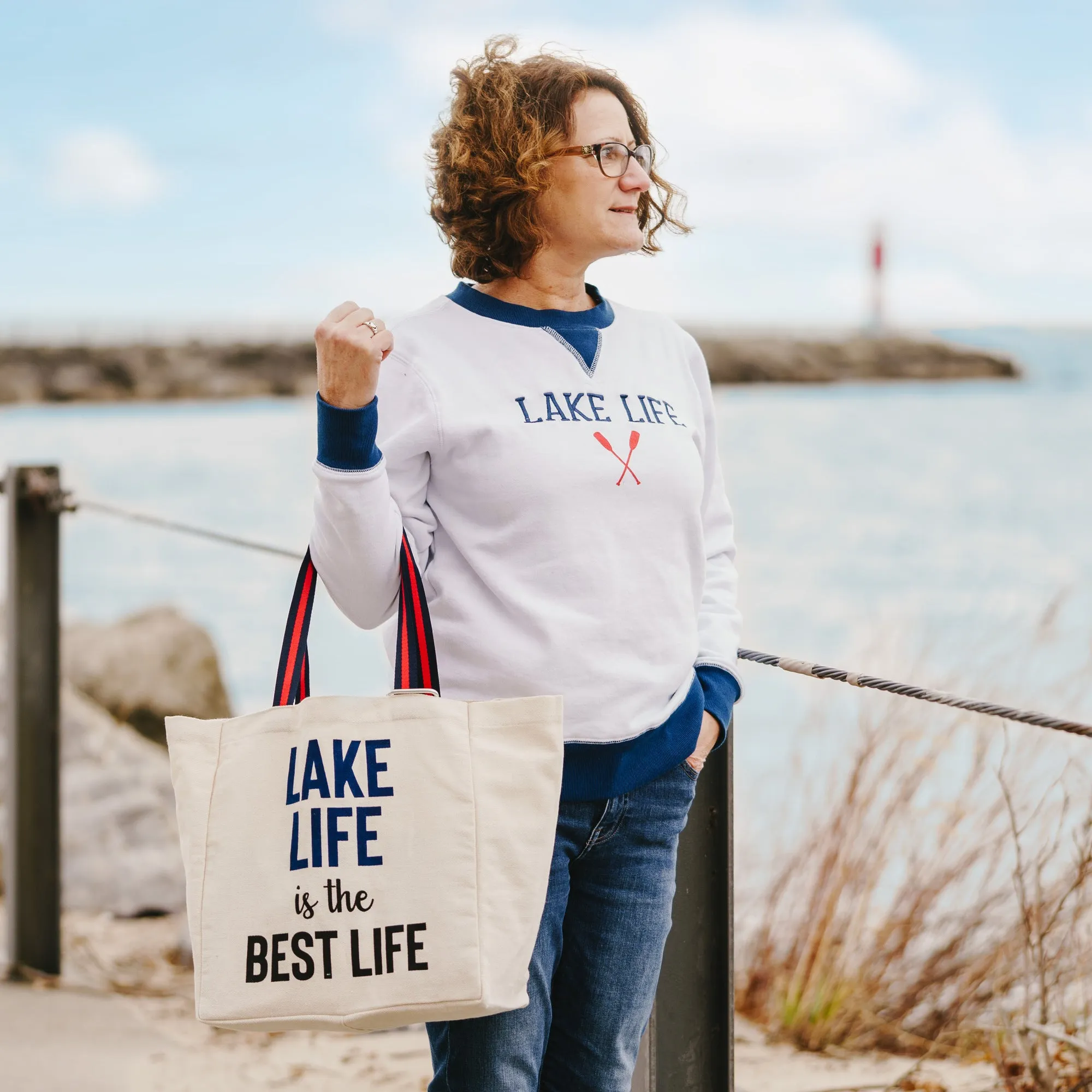 Lake Life 100% Cotton Twill Gift Bag