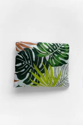 Large Reusable Shopping Bag - Monstera Jungle