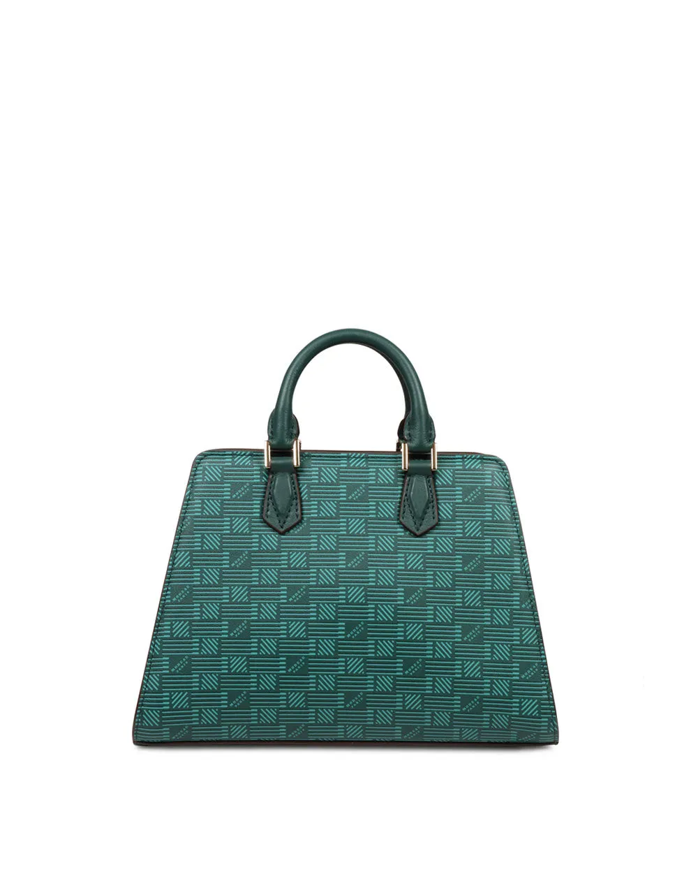 Laura Top Handle Bag in Dark Green