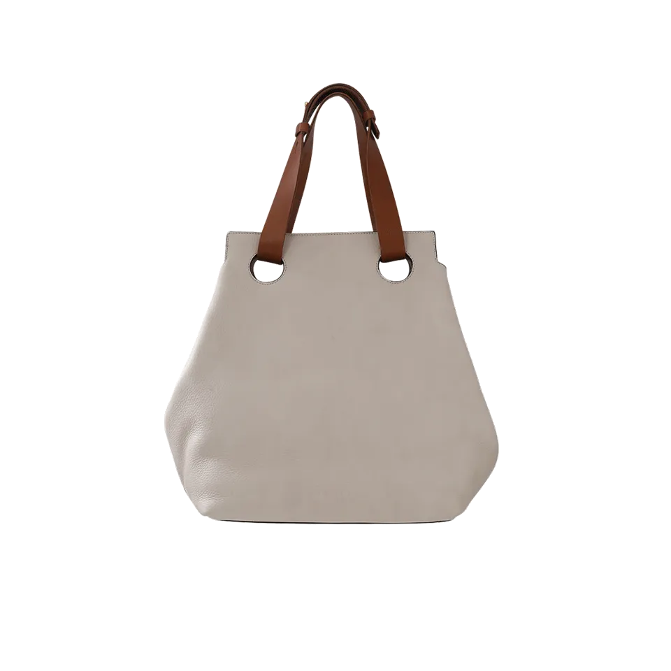 Leather Shopping Bag