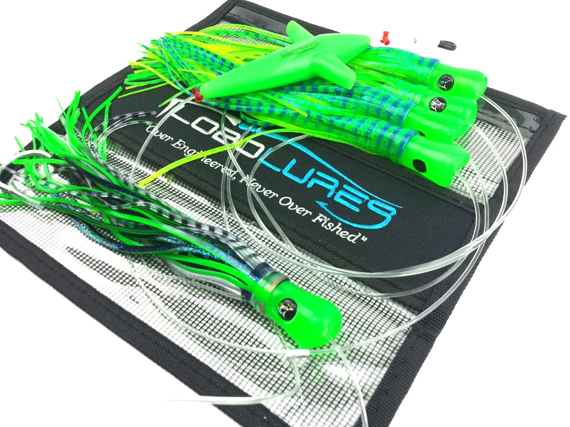 Lobo Lures #215 SkipJack Hybrid UV Splash Daisy  Chain