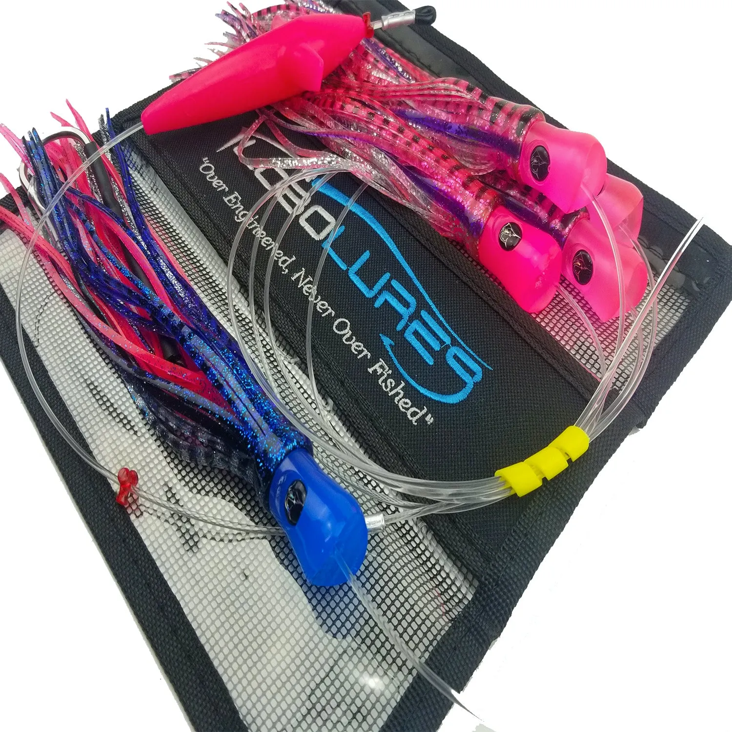 Lobo Lures #215 SkipJack Hybrid UV Splash Daisy  Chain