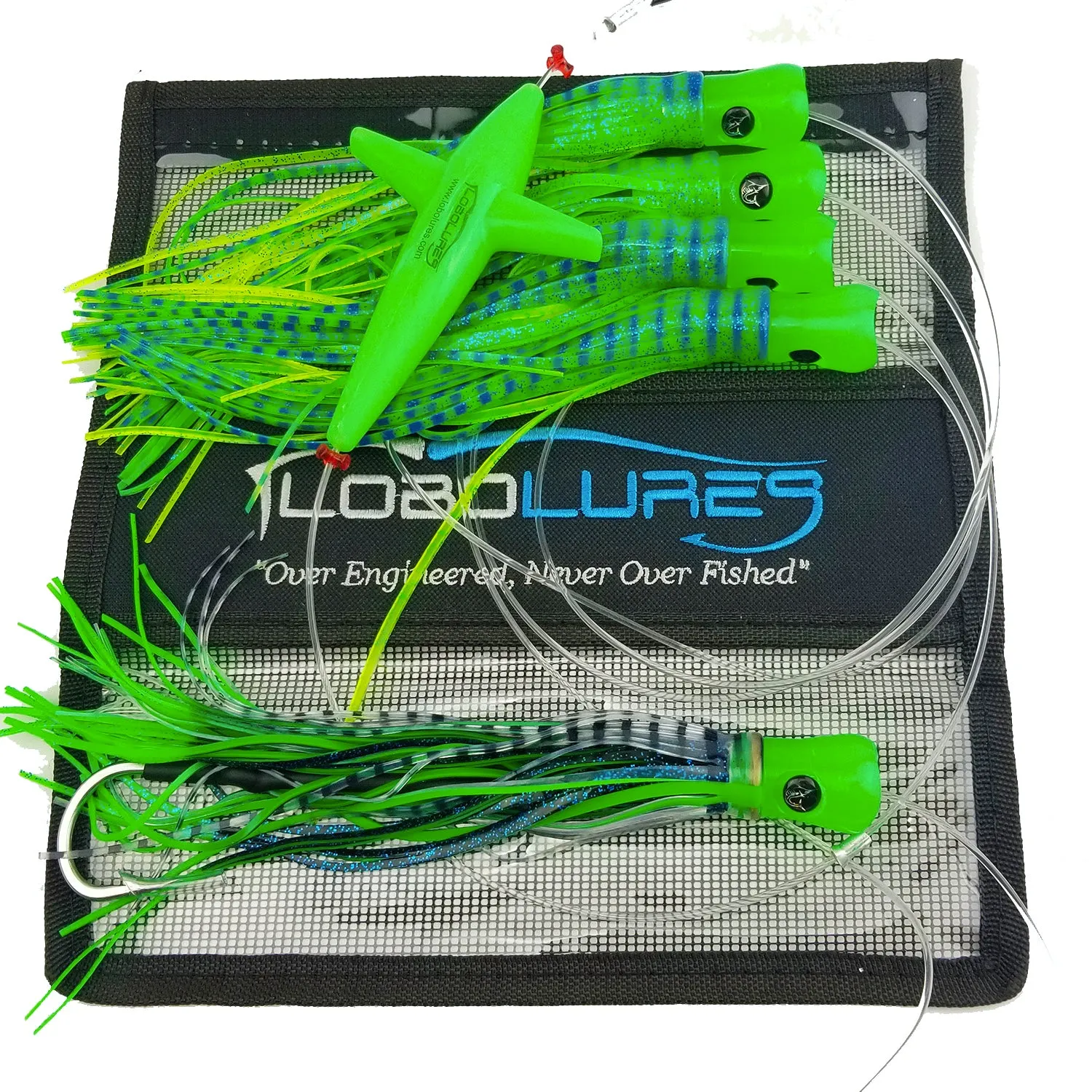 Lobo Lures #215 SkipJack Hybrid UV Splash Daisy  Chain