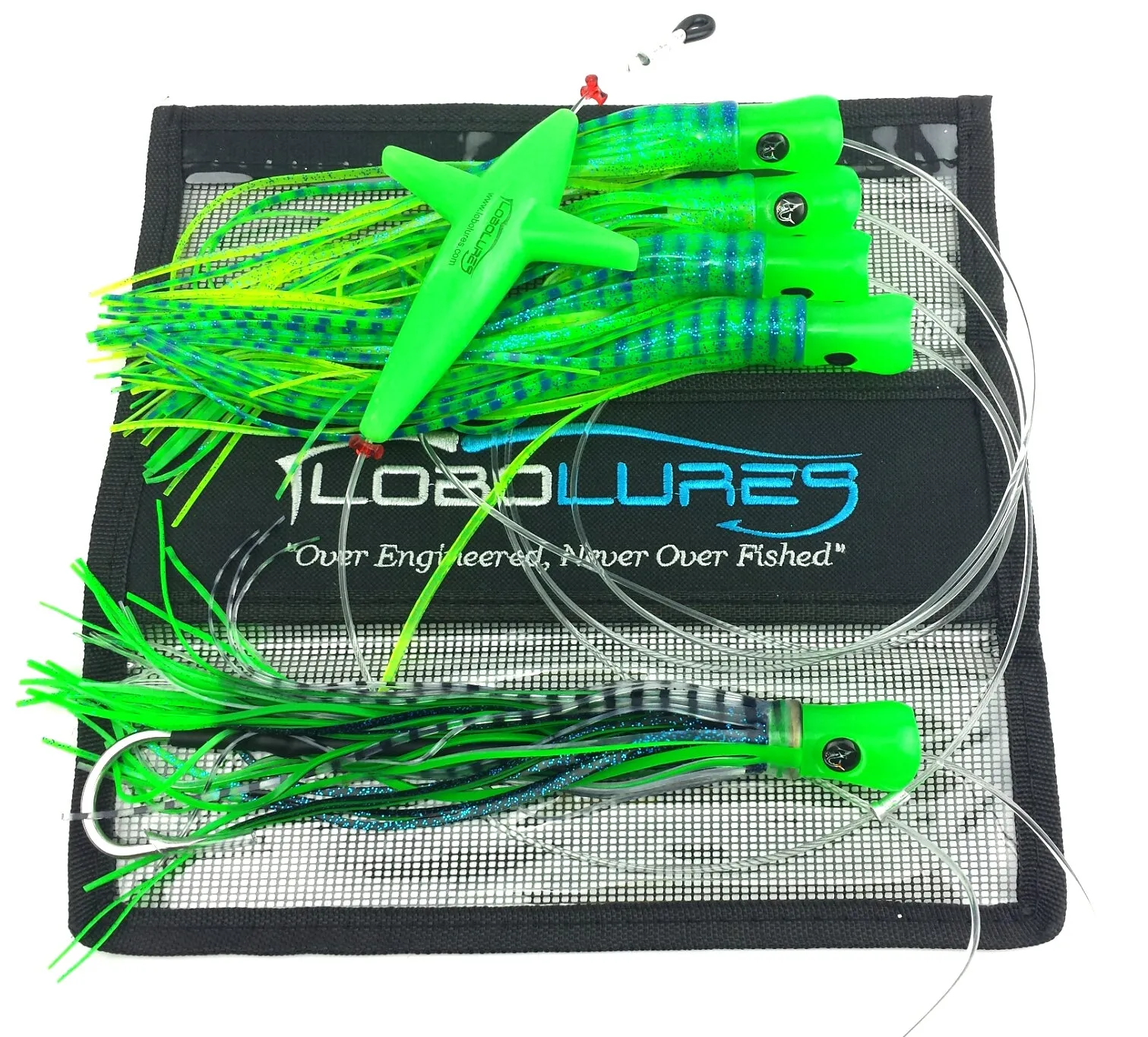 Lobo Lures #215 SkipJack Hybrid UV Splash Daisy  Chain