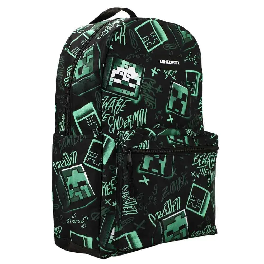 Minecraft - Creeper Laptop Backpack (All Over Print) - Bioworld