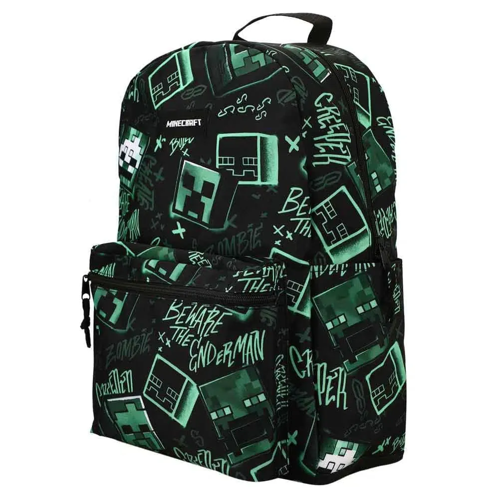 Minecraft - Creeper Laptop Backpack (All Over Print) - Bioworld