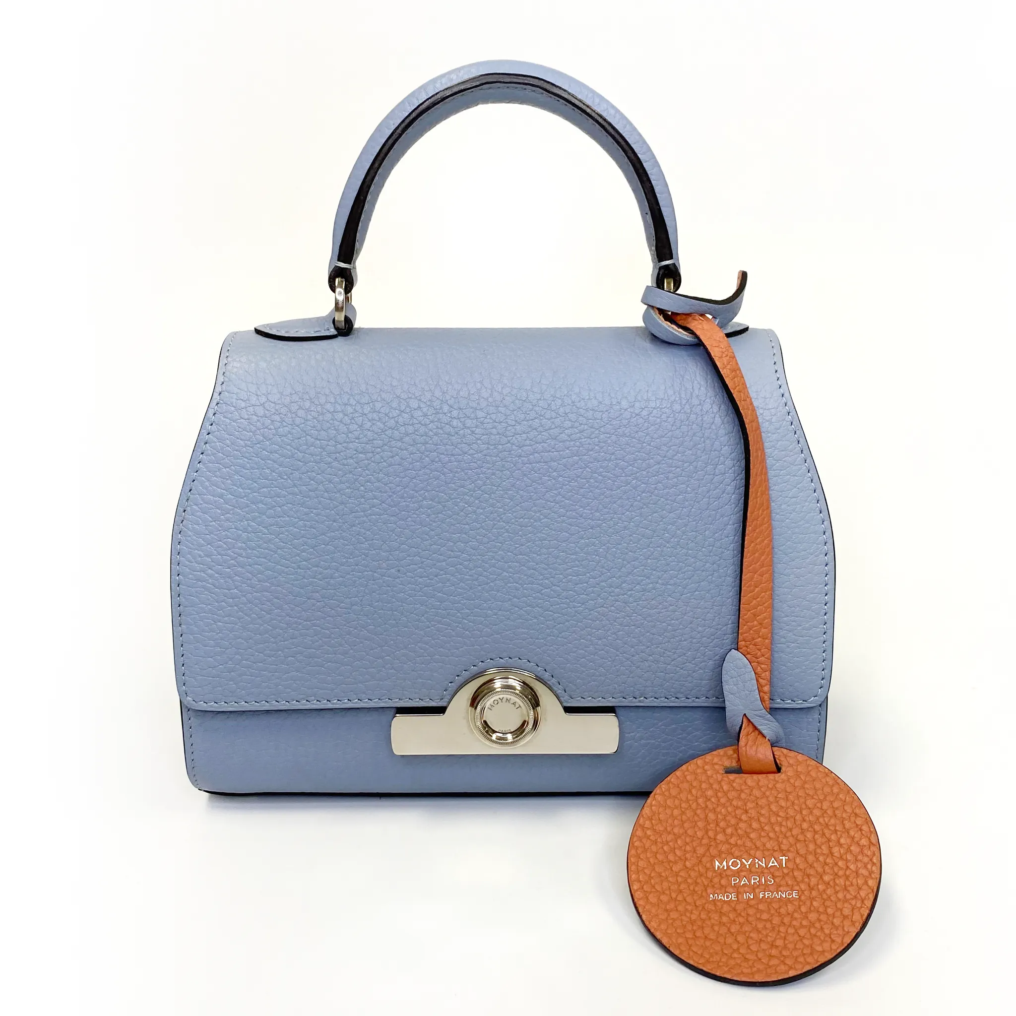 Moynat Baby Blue Mini Rejane Bag