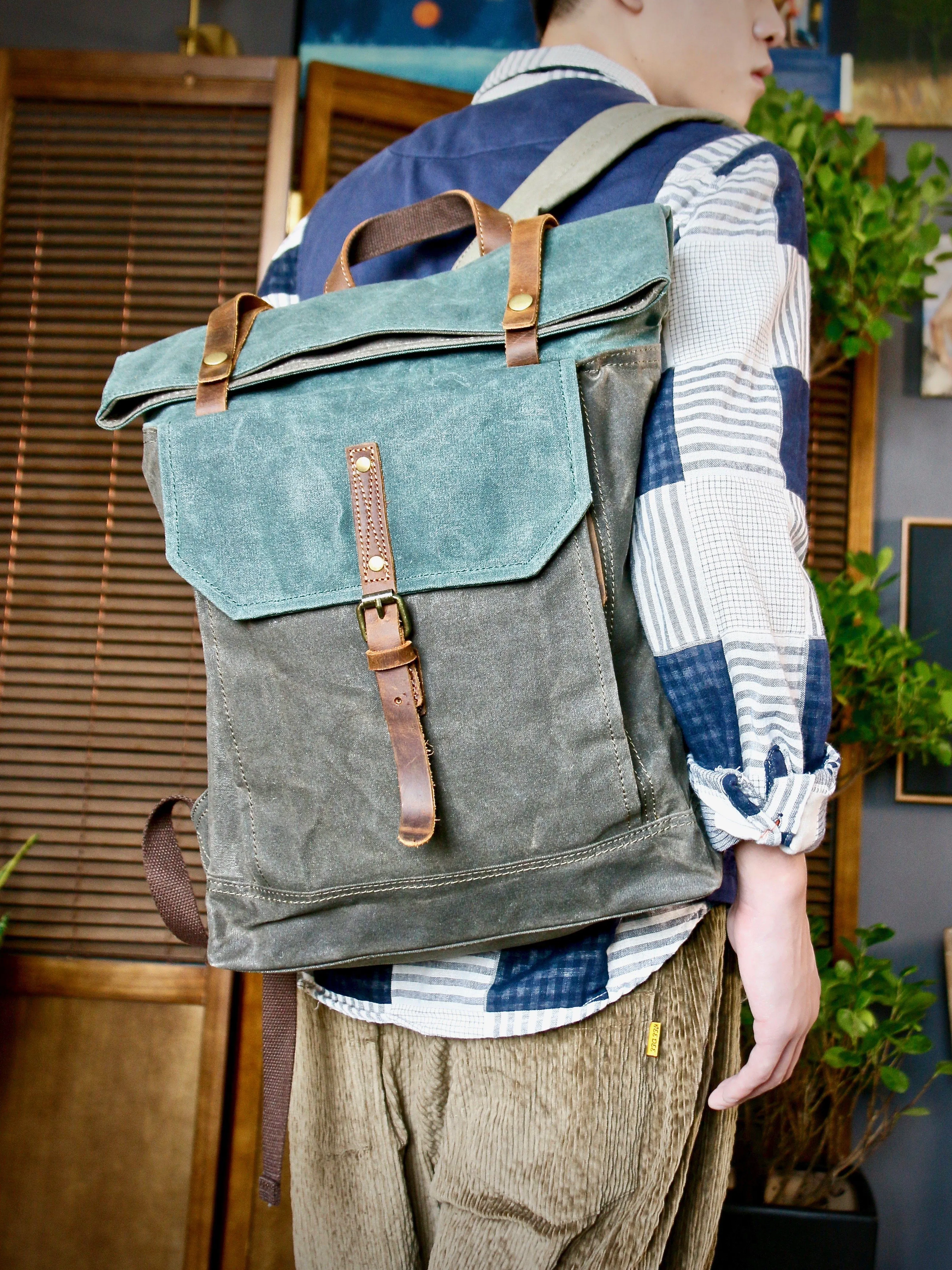 Multi-Colour Combination Rucksack