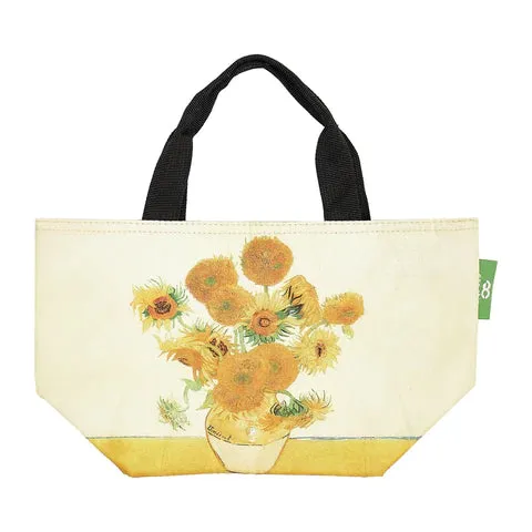 National Gallery Collection Large Foldable Lunch Bag - Sunflowers by Vincent van Gogh