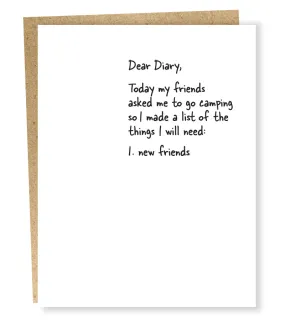 new friends card