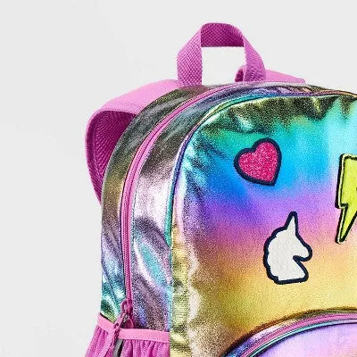 New - Kids' 16.5" Backpack Gradient Fur Patches - Cat & Jack