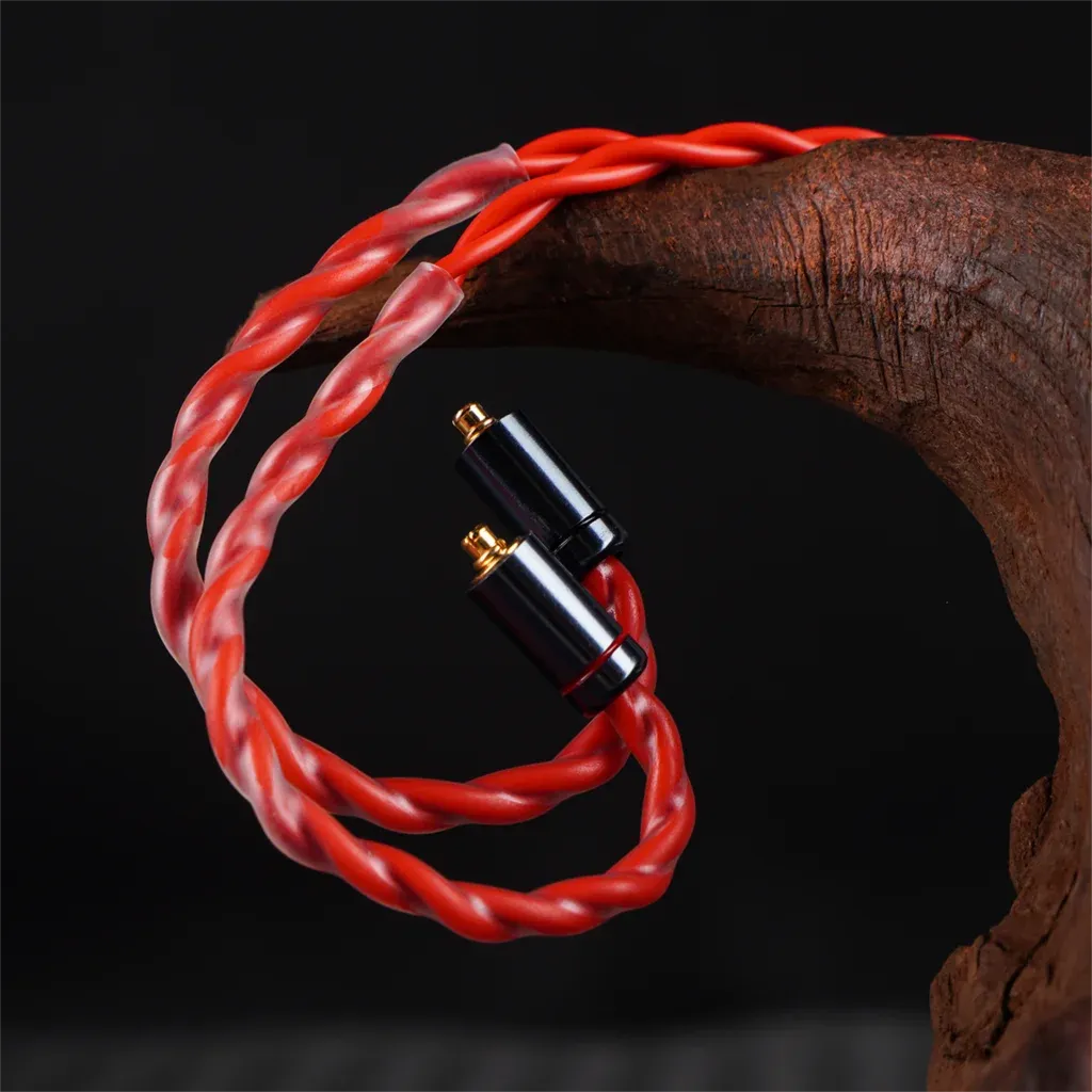 NiceHCK RedLava High Purity Advanced Annealing Copper Earphone Cable