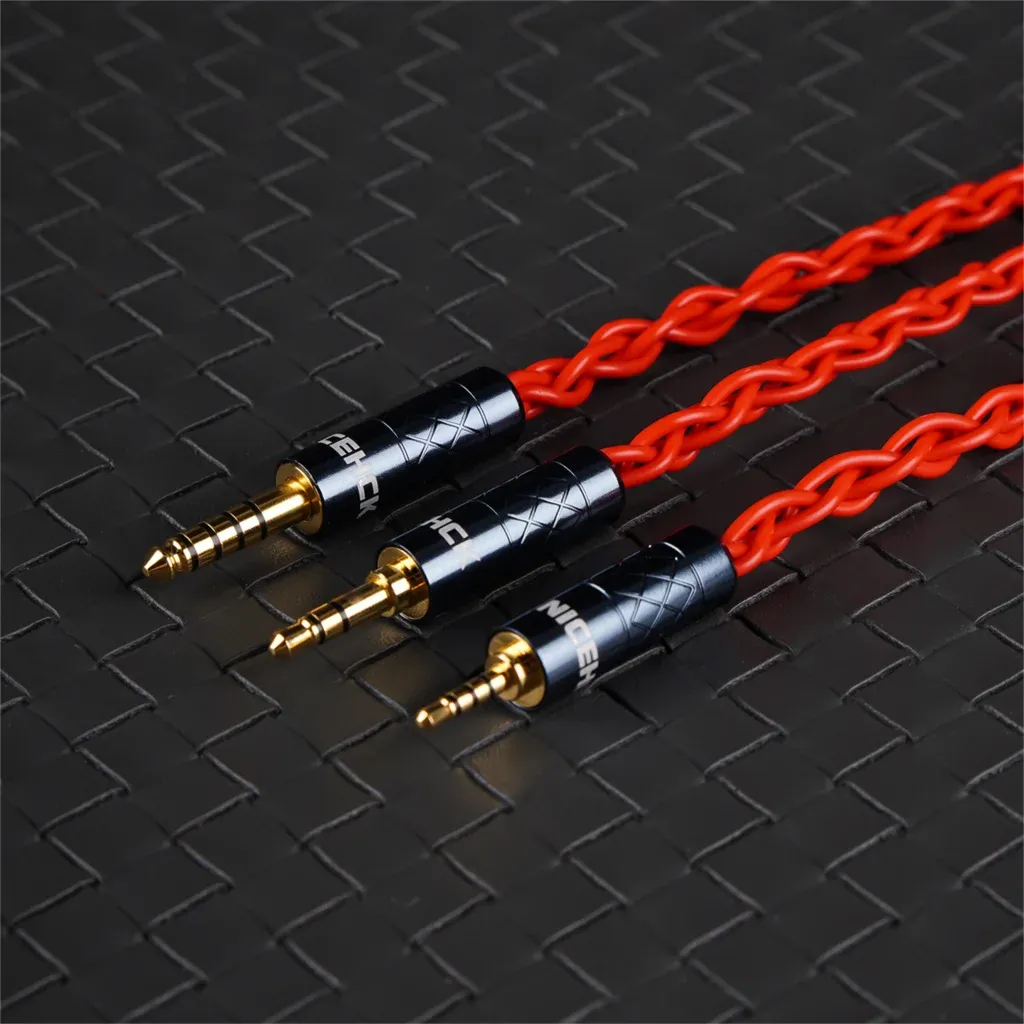 NiceHCK RedLava High Purity Advanced Annealing Copper Earphone Cable