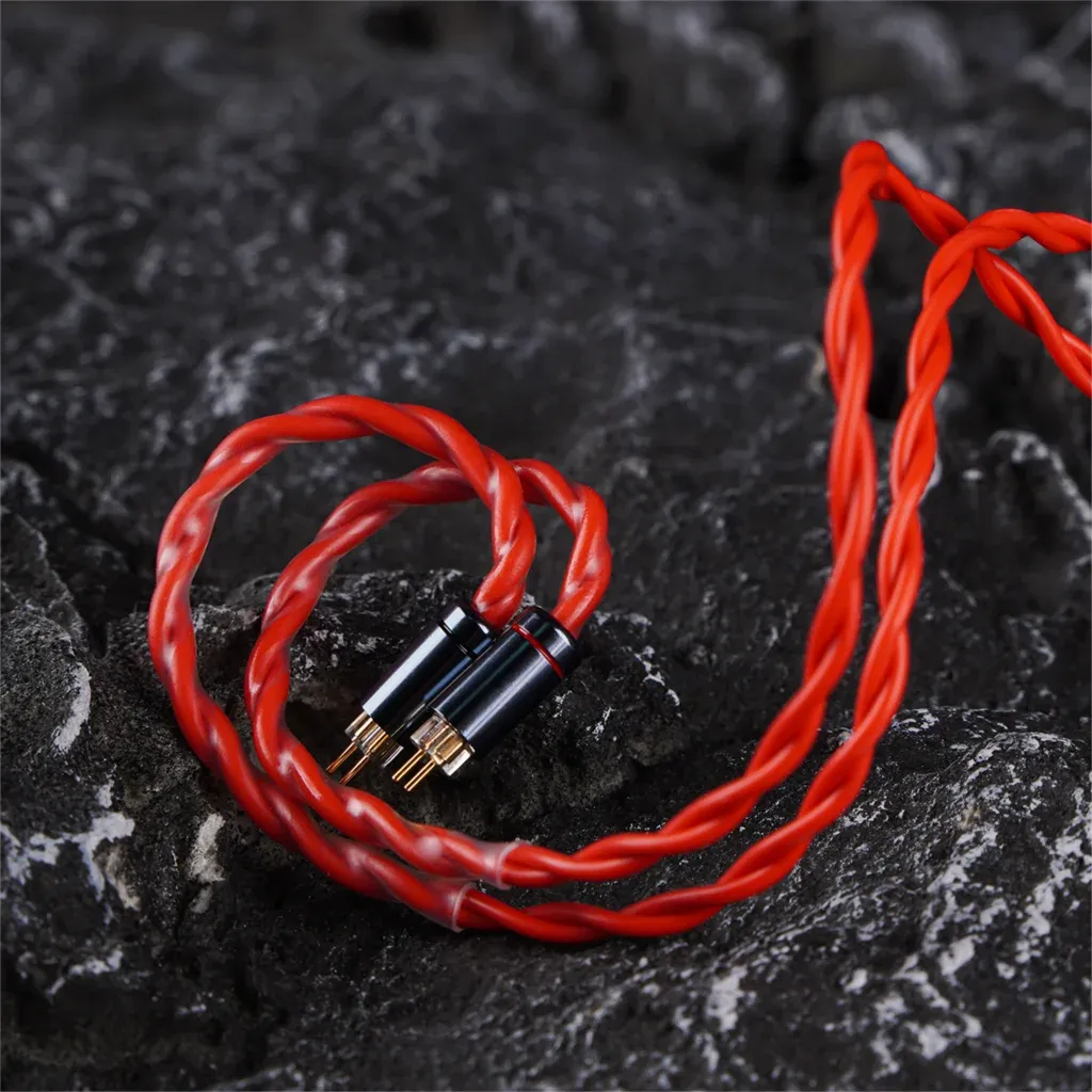 NiceHCK RedLava High Purity Advanced Annealing Copper Earphone Cable