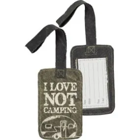 Not Camping Luggage Tag