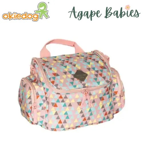 Okiedog Freckles Cooler Bag Triangle Drop Peach