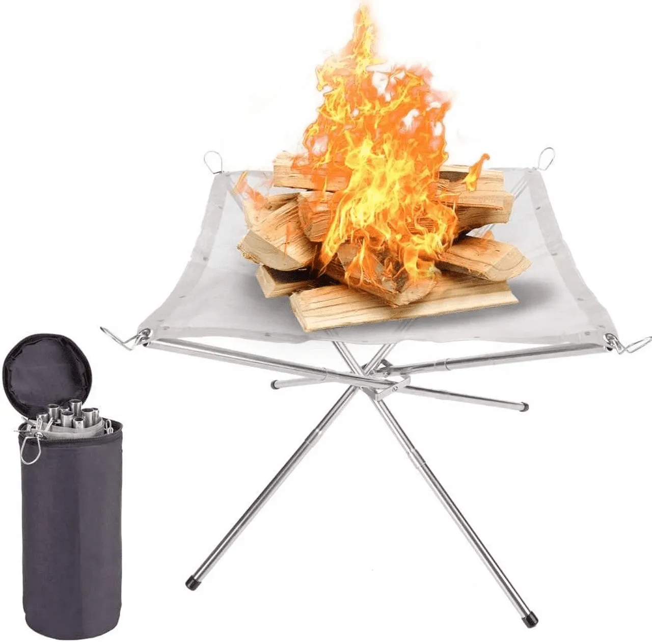 Outdoor Portable Stainless Steel Mesh Fire Pits Burner