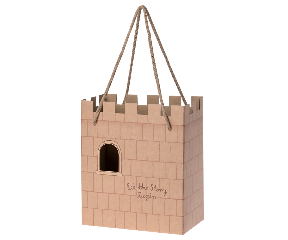 Paper bag, Castle - Rose