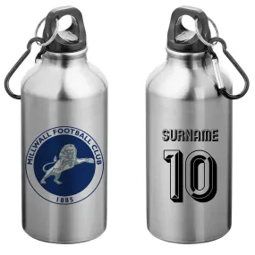 Personalised Millwall FC Retro Water Bottle