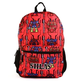 Personalized Embroidered 16 Inch Avengers "Mech Strike" Backpack