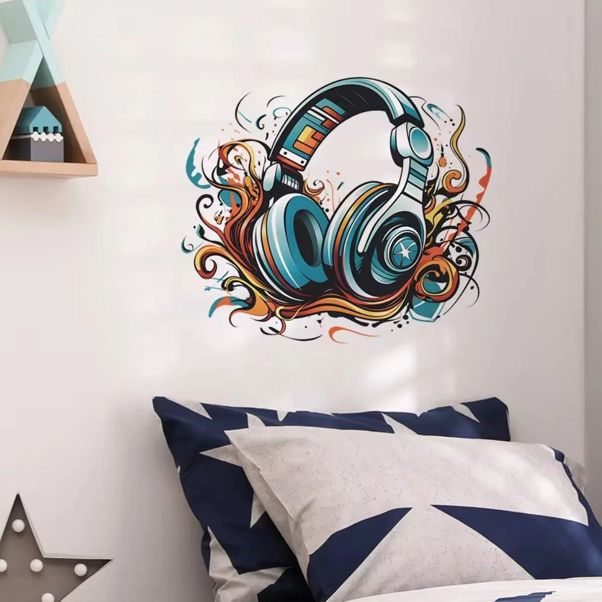 Playful Beats Headphone Decal