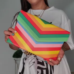 Rainbow Clutch Bag