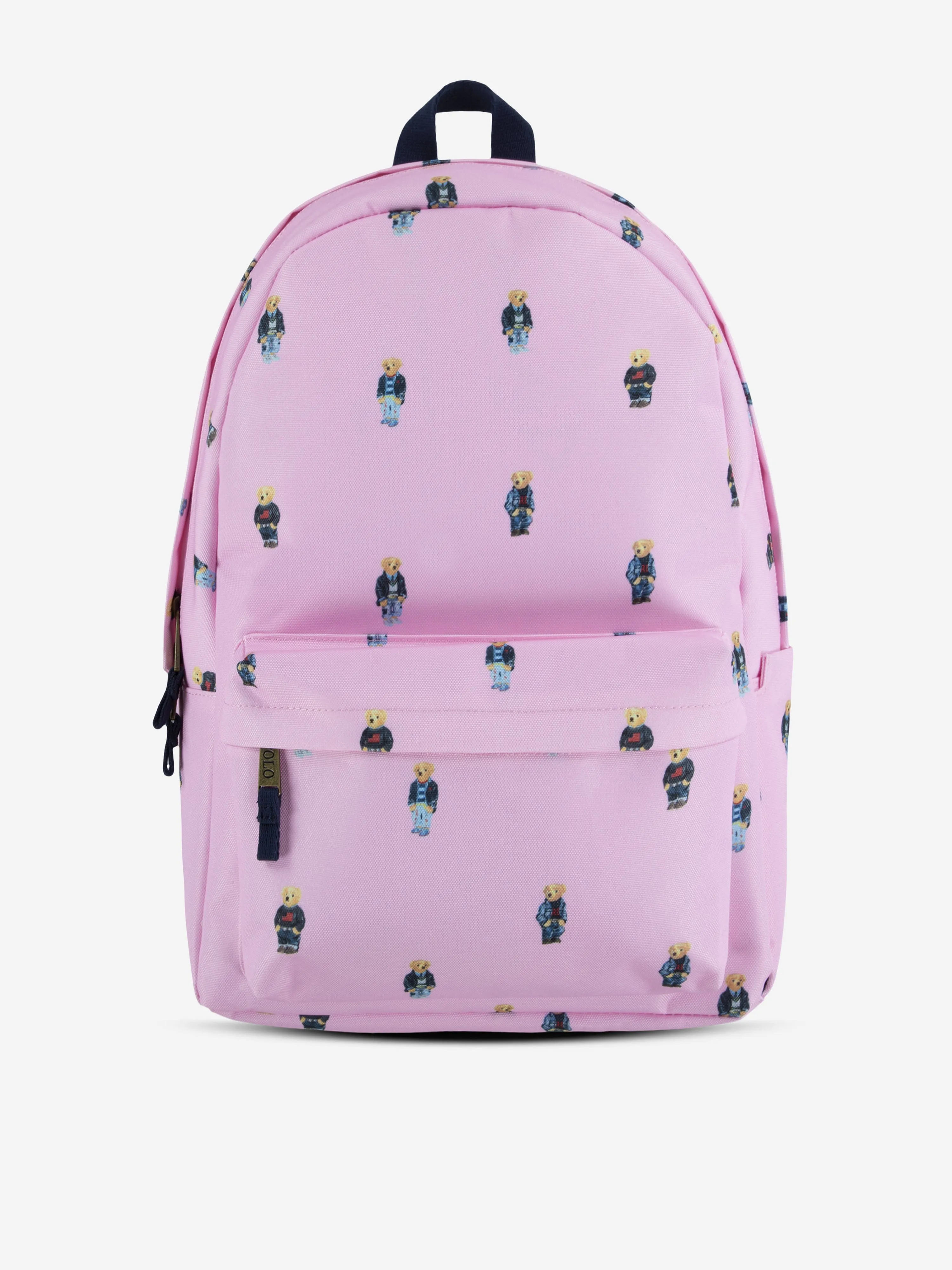 Ralph Lauren Girls Polo Bear Backpack in Pink (35.5cm)